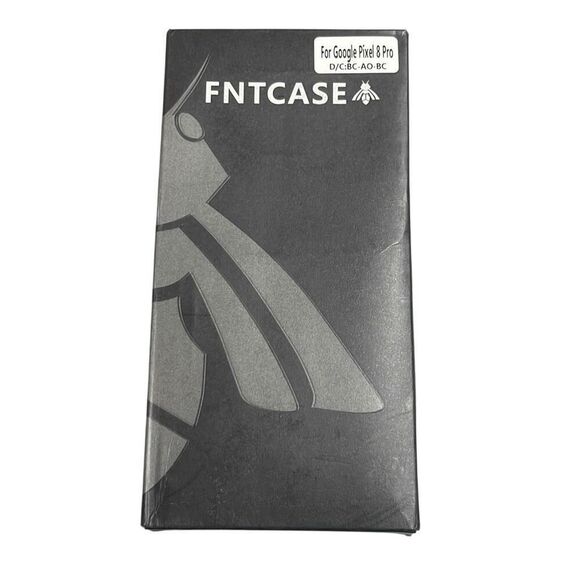 FNTCASE Google Pixel 8-Pro Purple Black Case Military Grade Drop Proof Kickstand - Picture 4 of 6